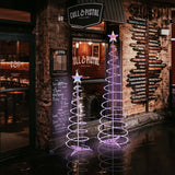 Christmas Tree Light Christmas Spiral Tree Indoor And Outdoor