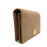 GG Marmont card case wallet Brown