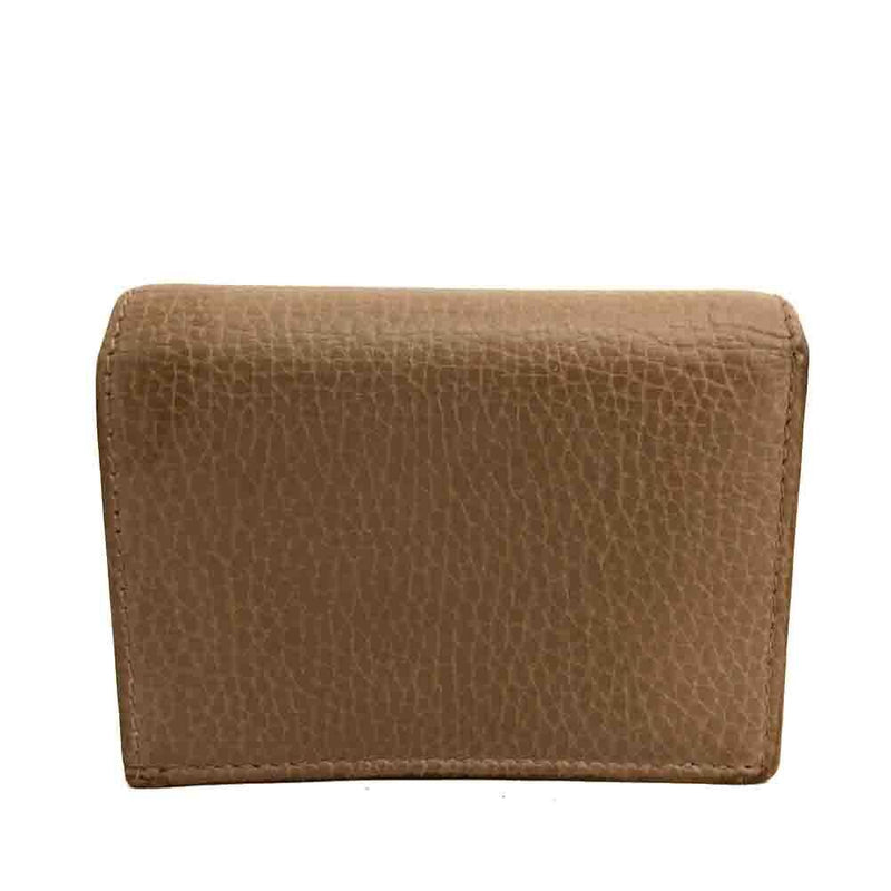 GG Marmont card case wallet Brown