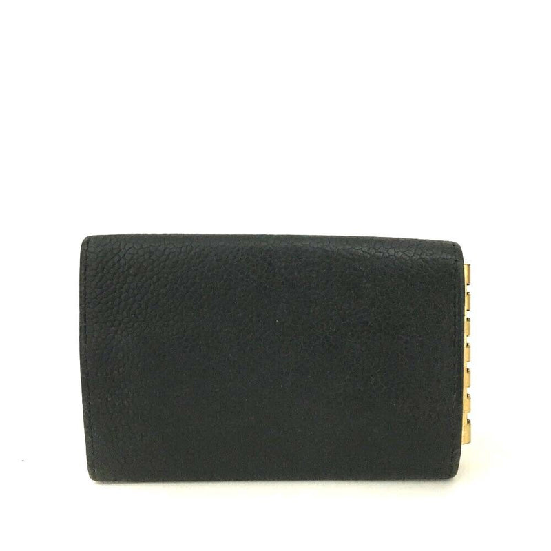 CHANEL Caviar Timeless CC 6 Key Holder Case Black