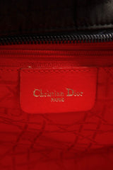 Vintage Cannage Large Lady Dior Bag - Black