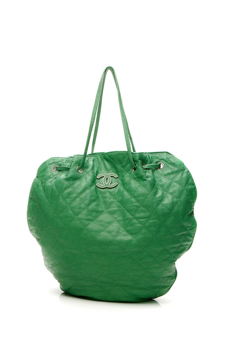 Cocomark Drawstring Tote Bag - Green Caviar