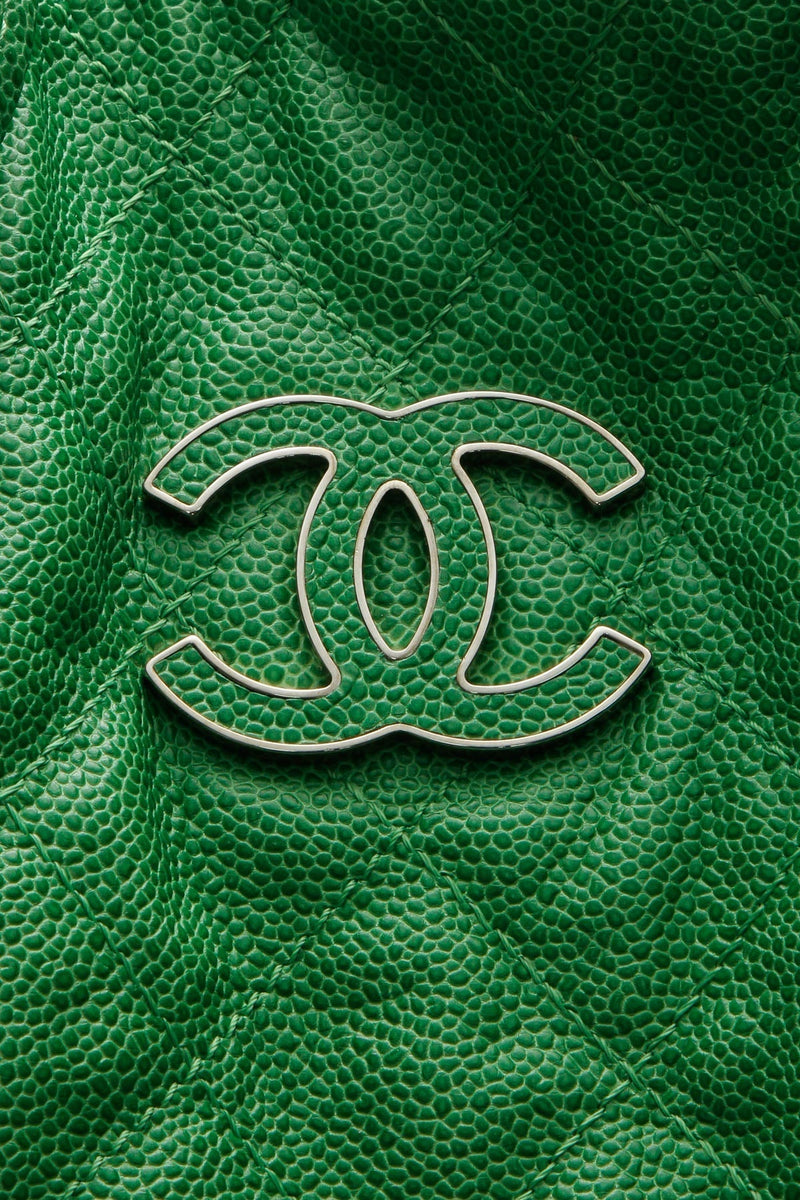 Cocomark Drawstring Tote Bag - Green Caviar