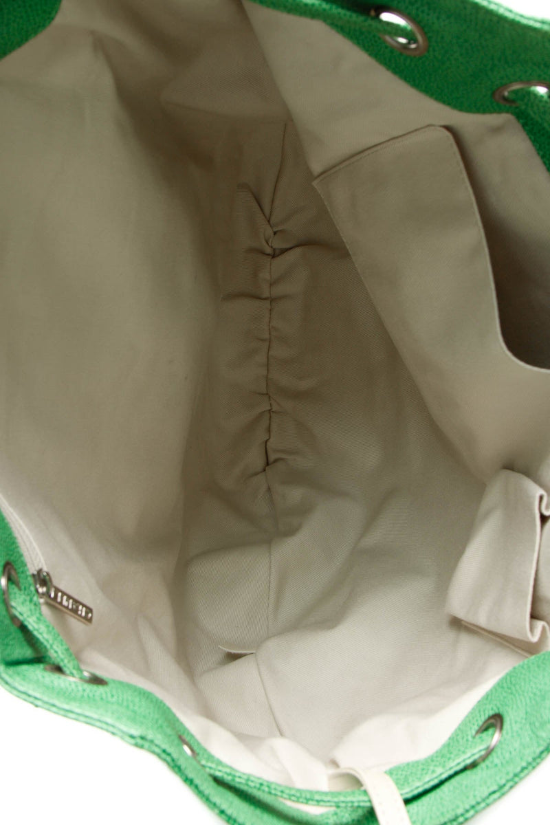 Cocomark Drawstring Tote Bag - Green Caviar