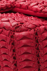Crochet Small Flap Bag - Raspberry