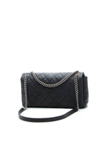 Accordion Flap Bag - Navy