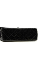 Classic Jumbo Double Flap Bag - Black Patent