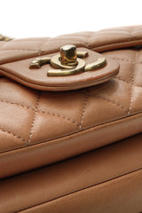 Crown Flap Bag - Camel