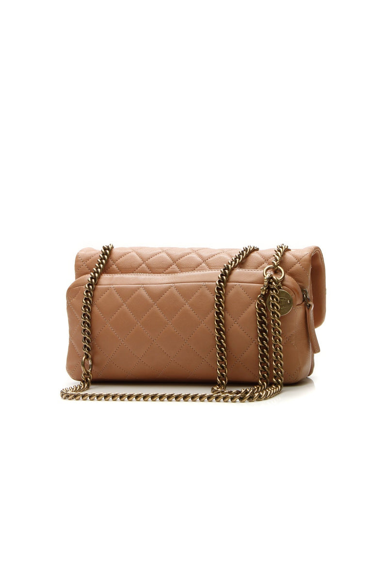 Crown Flap Bag - Camel