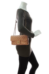Crown Flap Bag - Camel