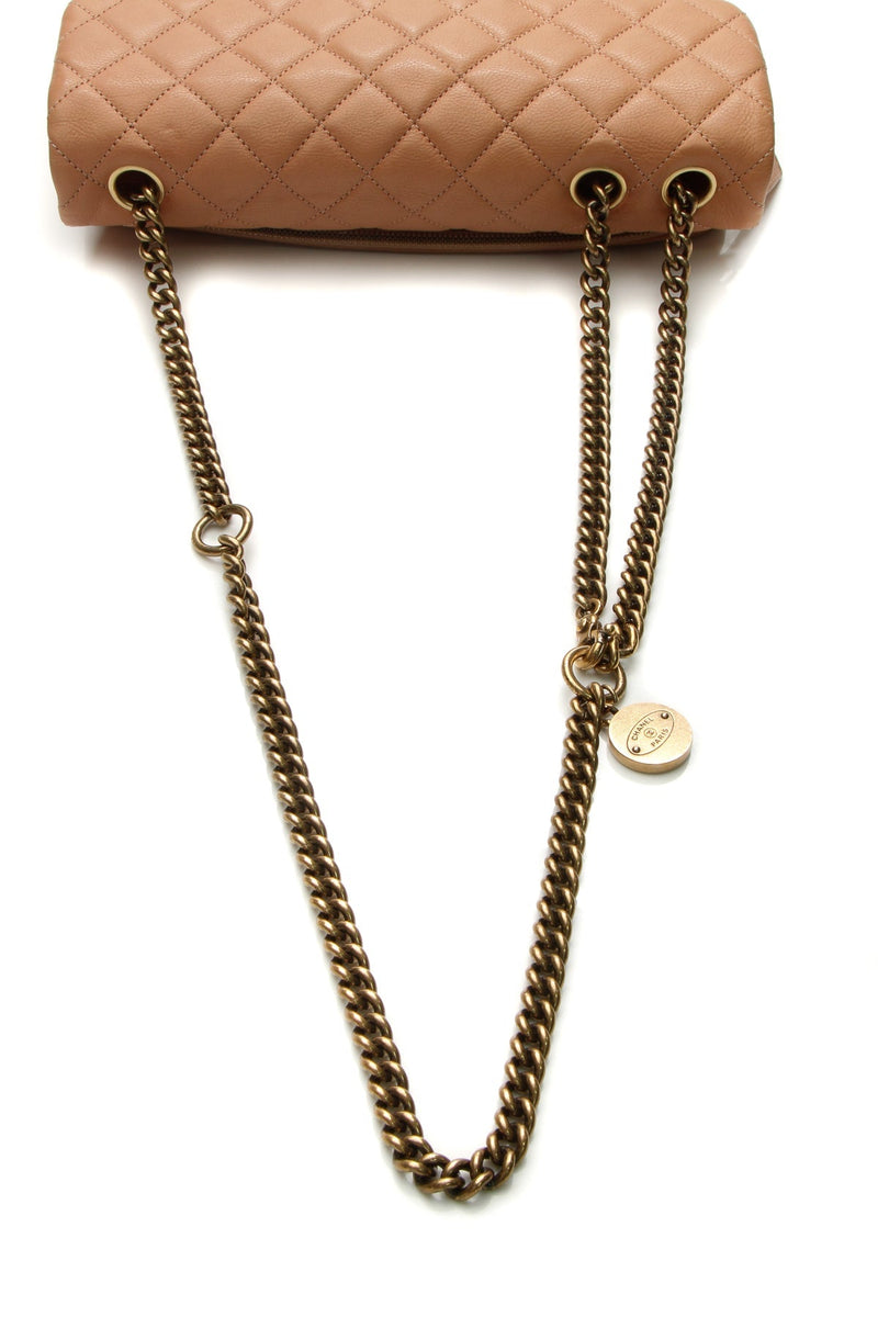 Crown Flap Bag - Camel
