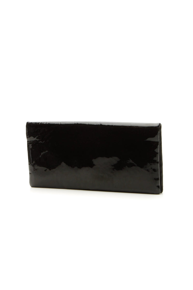 Crystal CC Clutch Bag - Black
