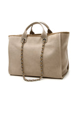 Deauville Medium Tote Bag - Tan