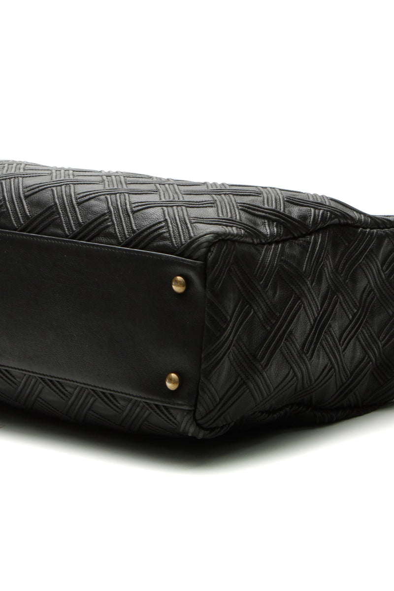 Boy Shopping Tote Bag - Black