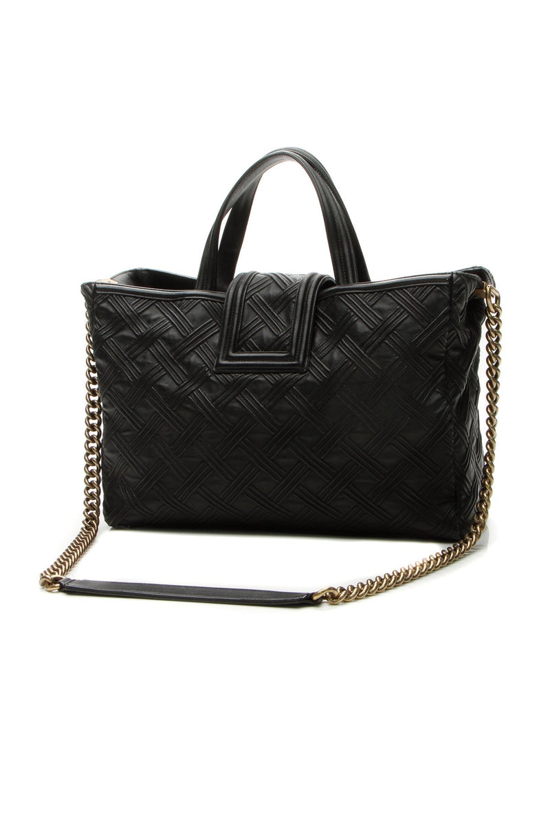 Boy Shopping Tote Bag - Black