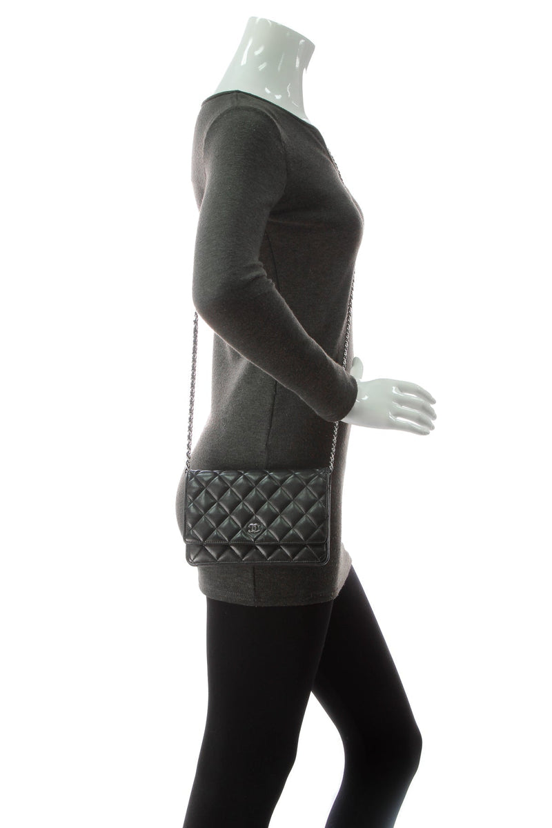 Classic WOC Crossbody Bag - Black Lambskin