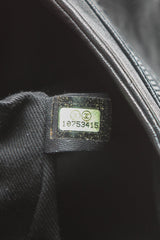Diamond Stitch Large Messenger Bag - Black