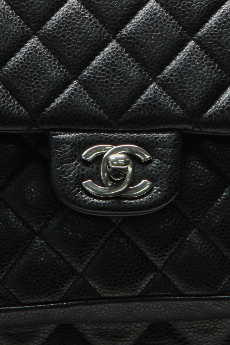 Paris-Edinburgh Flap Pocket Tote Bag - Black