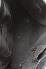 Paris-Edinburgh Flap Pocket Tote Bag - Black