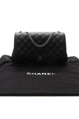 Accordion Flap Bag - Black
