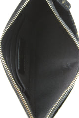 Paris-New York 2.55 Reissue Graffiti Print Pouch - Black/Gold