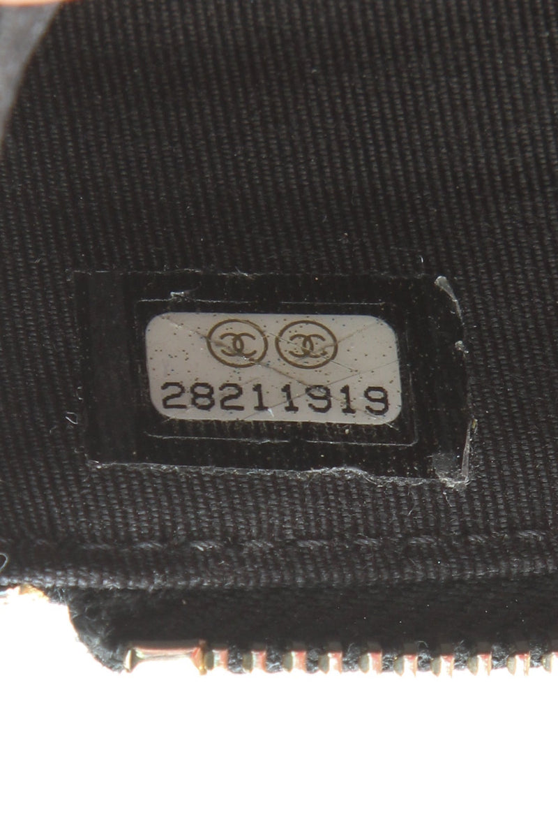 Paris-New York 2.55 Reissue Graffiti Print Pouch - Black/Gold