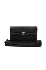 Boy Flap Wallet - Black