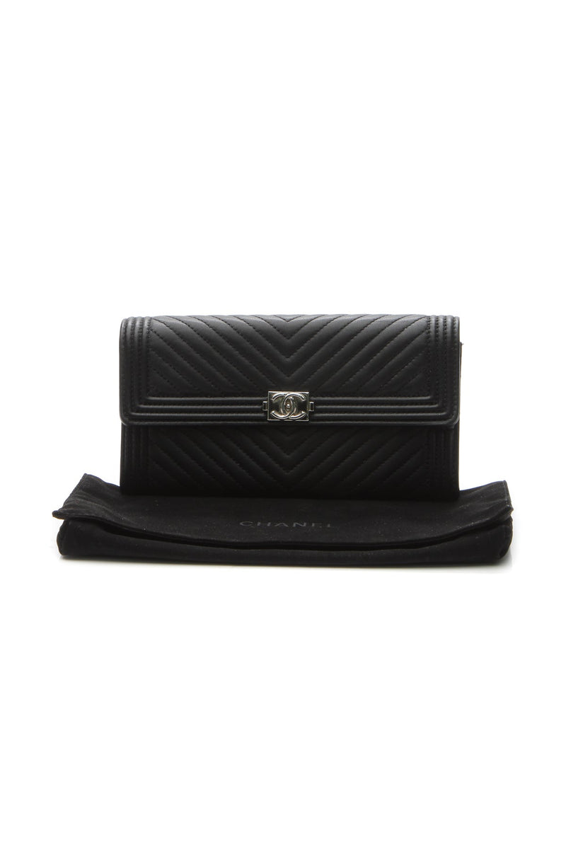 Boy Flap Wallet - Black
