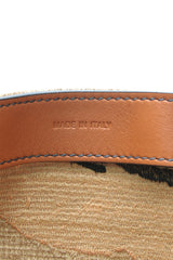 Embroidered Sauvage Tote Bag - Brown