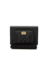 Boy O-Card Holder - Black