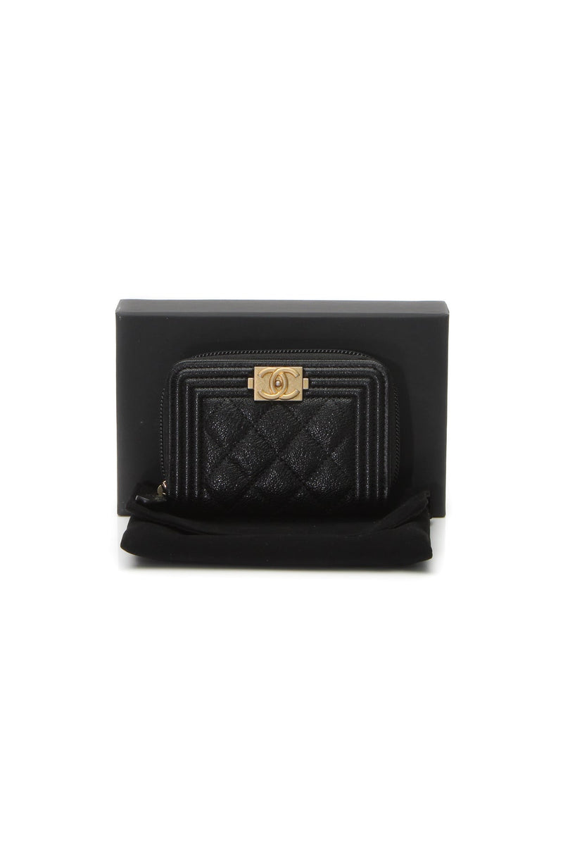 Boy O-Card Holder - Black