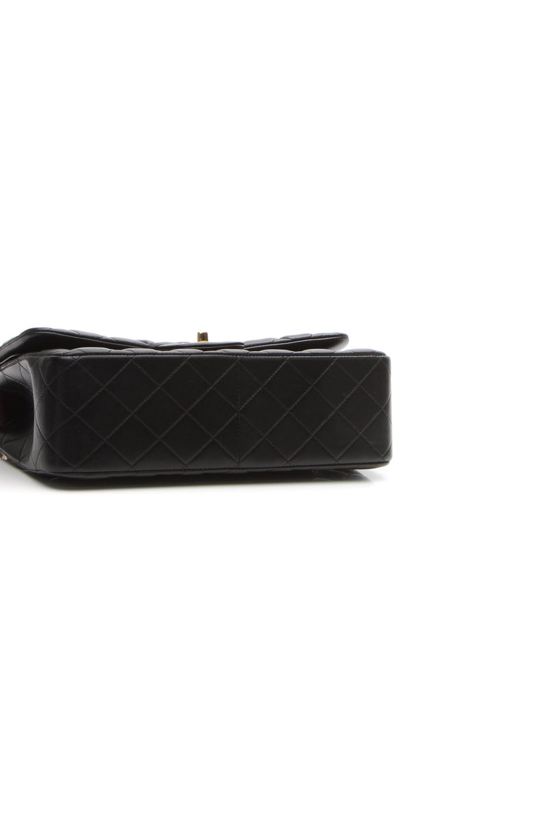 Classic Jumbo Double Flap Bag - Black