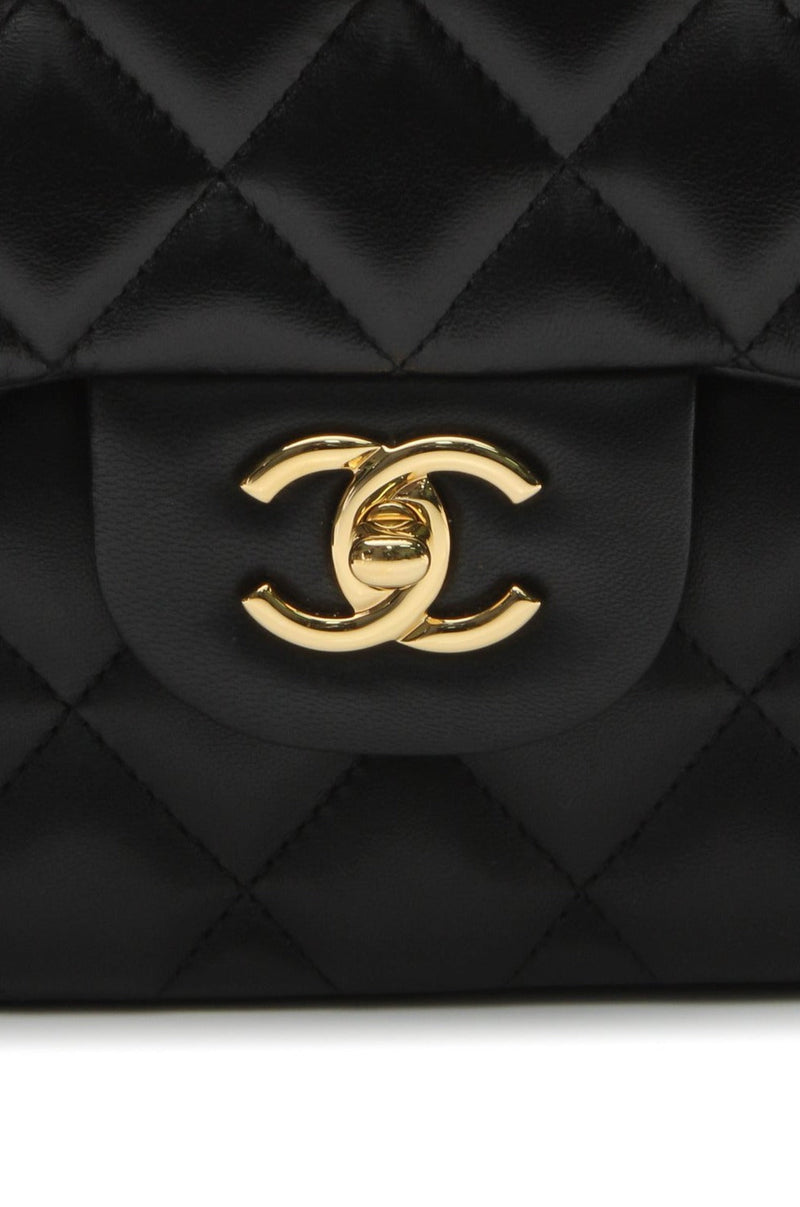 Classic Jumbo Double Flap Bag - Black