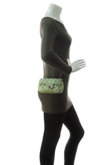 Extra Mini Rectangular Flap Bag - Green