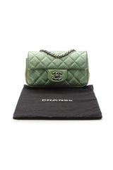 Extra Mini Rectangular Flap Bag - Green