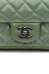 Extra Mini Rectangular Flap Bag - Green