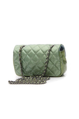 Extra Mini Rectangular Flap Bag - Green
