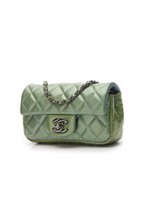Extra Mini Rectangular Flap Bag - Green