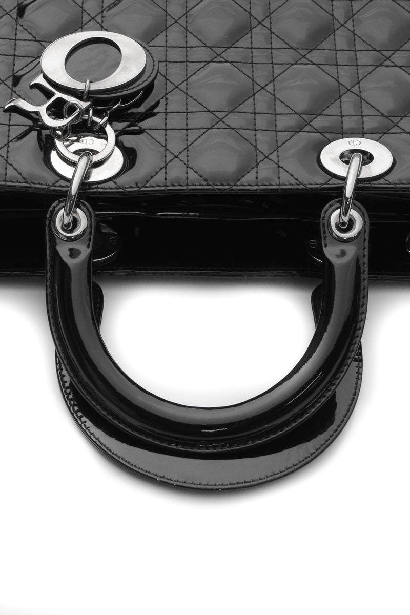 Large Lady Dior Bag - Black