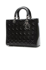 Large Lady Dior Bag - Black
