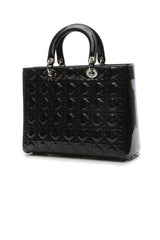 Large Lady Dior Bag - Black