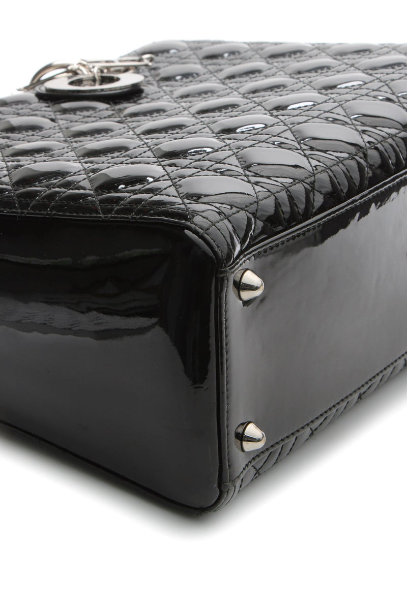 Large Lady Dior Bag - Black