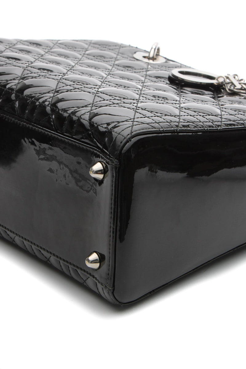 Large Lady Dior Bag - Black