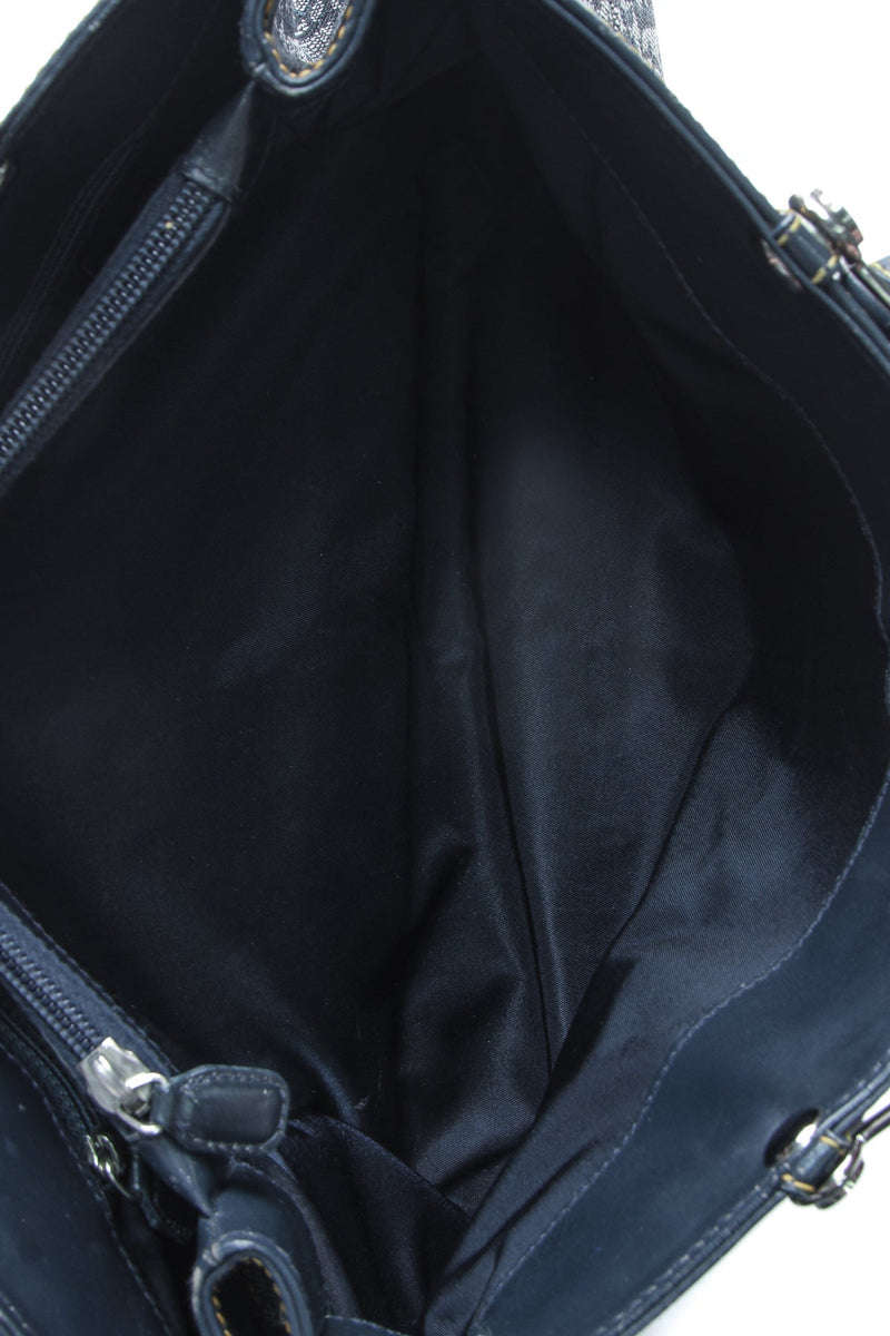 Vintage Trotter Horizontal Tote Bag - Navy