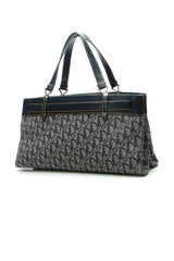 Vintage Trotter Horizontal Tote Bag - Navy