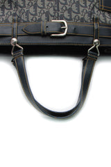 Vintage Trotter Horizontal Tote Bag - Navy