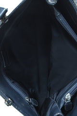 Vintage Trotter Horizontal Tote Bag - Navy