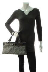 Vintage Trotter Horizontal Tote Bag - Navy