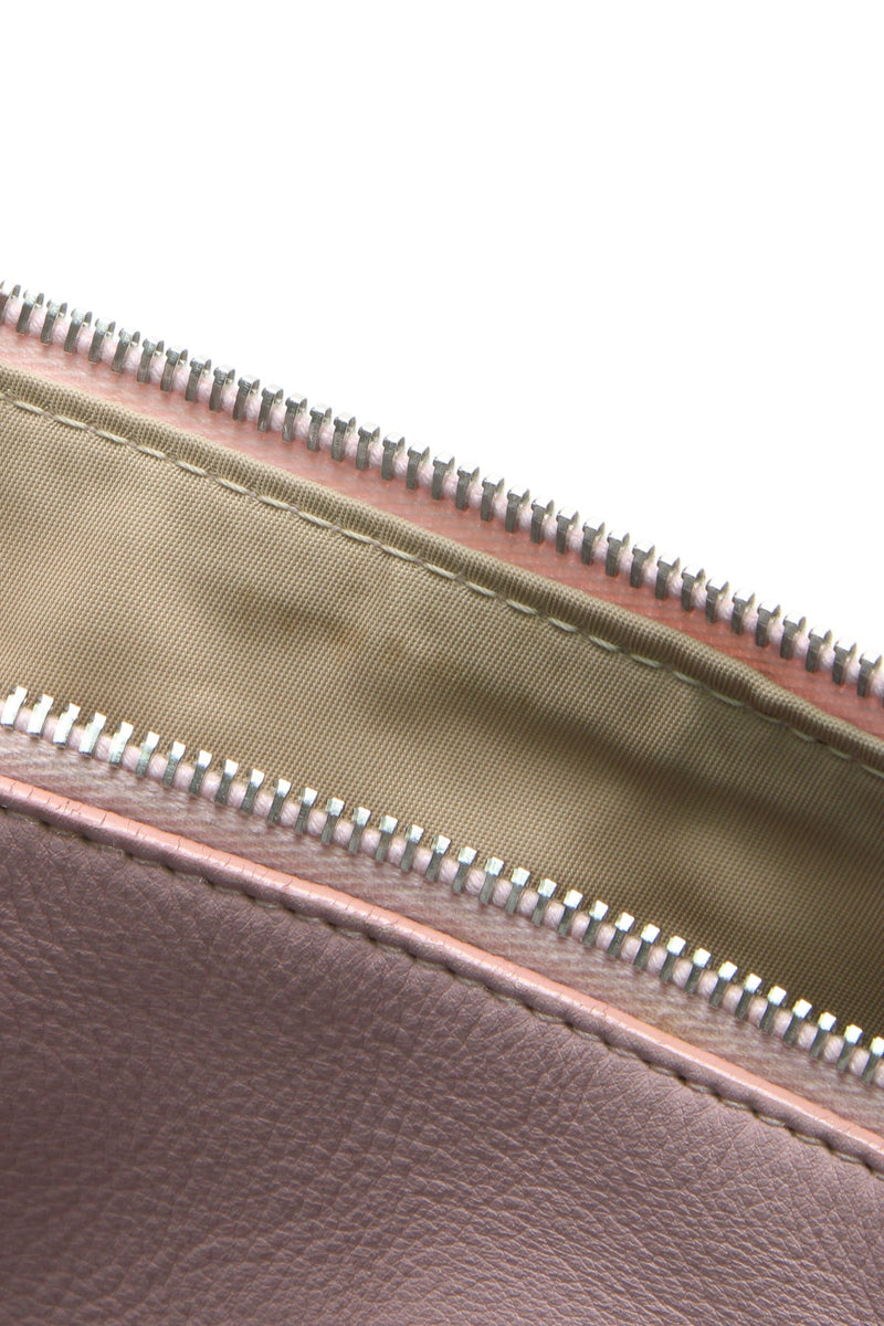 Street Chic Messenger Bag - Beige/Pink