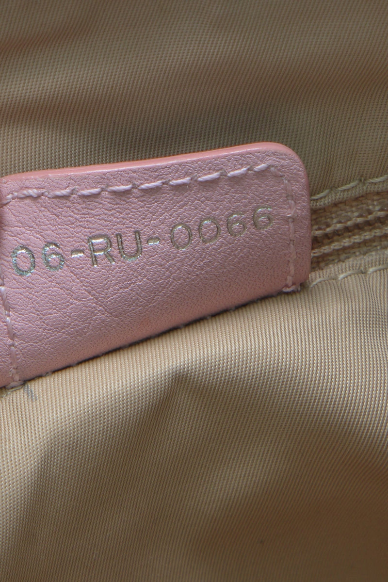 Street Chic Messenger Bag - Beige/Pink